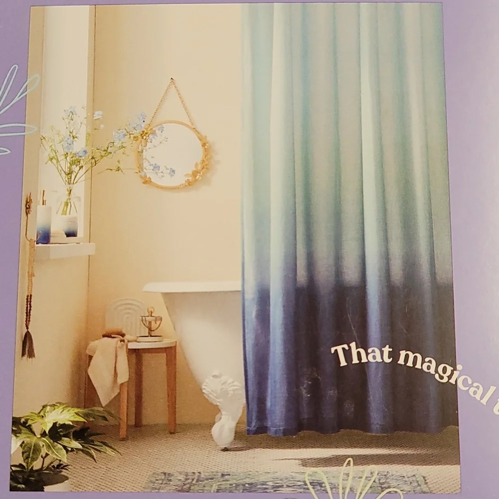 Maylin Ombre Shower Curtain